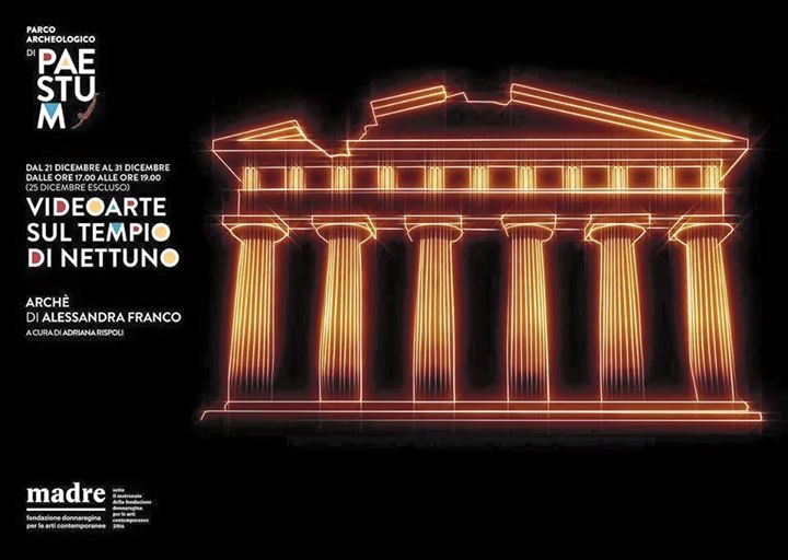 video mapping paestum